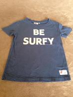 Blauw t-shirt met korte mouwen 'Be Surfy' , maat 6 jaar, 116, Enfants & Bébés, Comme neuf, A.O. American Outfitters, Chemise ou À manches longues