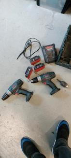 2x Viseuses Bosch + 3 batteries + chargeur+ boite, Bricolage & Construction, Outillage | Foreuses, Utilisé, Enlèvement ou Envoi