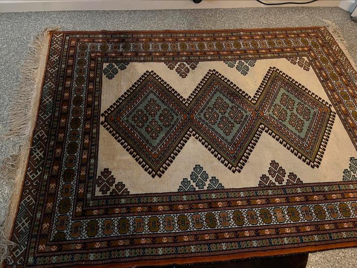 Handgeknoopt Perzisch tapijt – 140 x 190 cm, Huis en Inrichting, Stoffering | Tapijten en Vloerkleden, Ophalen