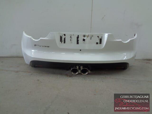 Achterbumper F-Type met PDC sensoren, mistlampjes en achteru, Auto-onderdelen, Carrosserie, Bumper, Jaguar, Achter, Gebruikt, Ophalen of Verzenden