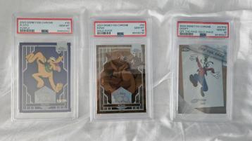 Disney topps psa 10 kenai + goofy + pluto Limited Editions beschikbaar voor biedingen
