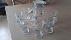 Glazenset met kan, Ophalen, Zo goed als nieuw, Frisdrankglas