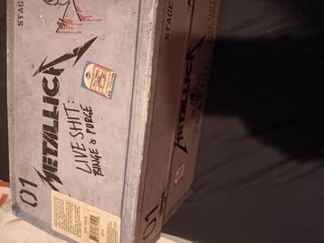 Metallica live shit binge and purge box VHS en cd's  beschikbaar voor biedingen