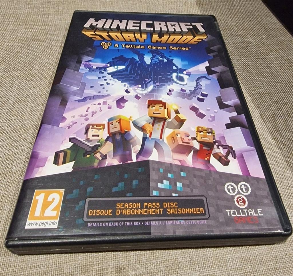 Minecraft Story Mode (Season Pass Disc), Consoles de jeu & Jeux vidéo, Jeux | PC, Comme neuf, Autres genres, 1 joueur, À partir de 12 ans