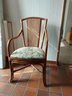 stoel rotan - 4 stuks in goede staat, Quatre, Vintage, Enlèvement, Utilisé