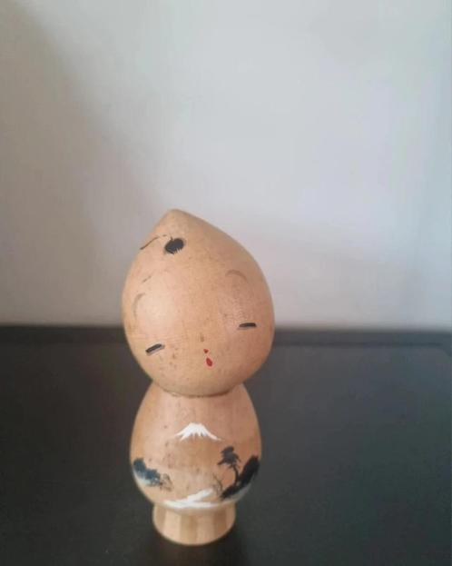 Vintage Donguri (Acorn/Eikeltje) Kokeshi, Antiek en Kunst, Kunst | Beelden en Houtsnijwerken, Verzenden