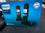 Philips duo235 draadloze telefoonset, Télécoms, Enlèvement, Utilisé