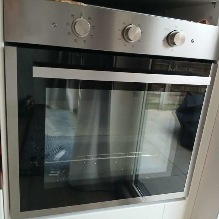Oven IKEA inbouw, Huis en Inrichting, Keuken | Complete keukens, Zo goed als nieuw, Grijs, Staal of Inox, Ophalen