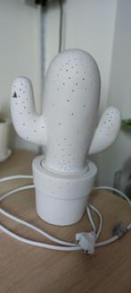Lampe cactus porcelaine (voir description), Minder dan 50 cm, Overige materialen, Gebruikt, Ophalen