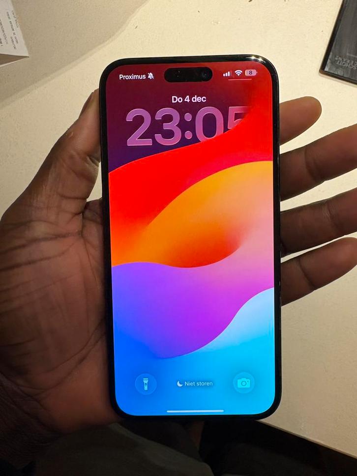iPhone 16 Plus – 128GB – Zwart – In zeer goede staat, Telecommunicatie, Mobiele telefoons | Apple iPhone, Zo goed als nieuw, iPhone 16