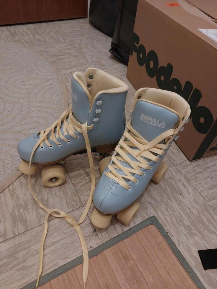 Impala rolschaatsen met bescherming en zak, Sport en Fitness, Skeelers, Zo goed als nieuw, Bescherming, Ophalen of Verzenden