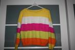 Mooie streelzachte trui met kleurige strepen, maat 158-164, Ophalen of Verzenden, Zo goed als nieuw, Meisje, Trui of Vest