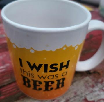 Koffiemok I wish this was beer beschikbaar voor biedingen