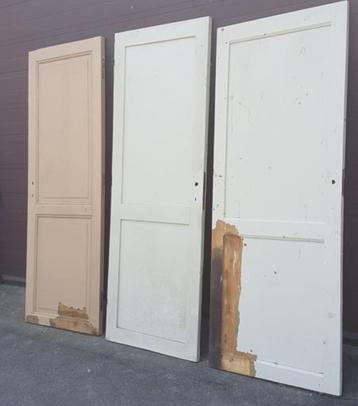 3 portes intérieures en bois Solid Pitch Pine - 70 à 100 ans