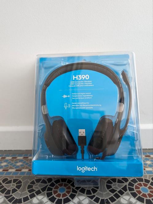 Logitech H390, Audio, Tv en Foto, Hoofdtelefoons, Zo goed als nieuw, Op oor (supra aural), Overige merken, Ophalen