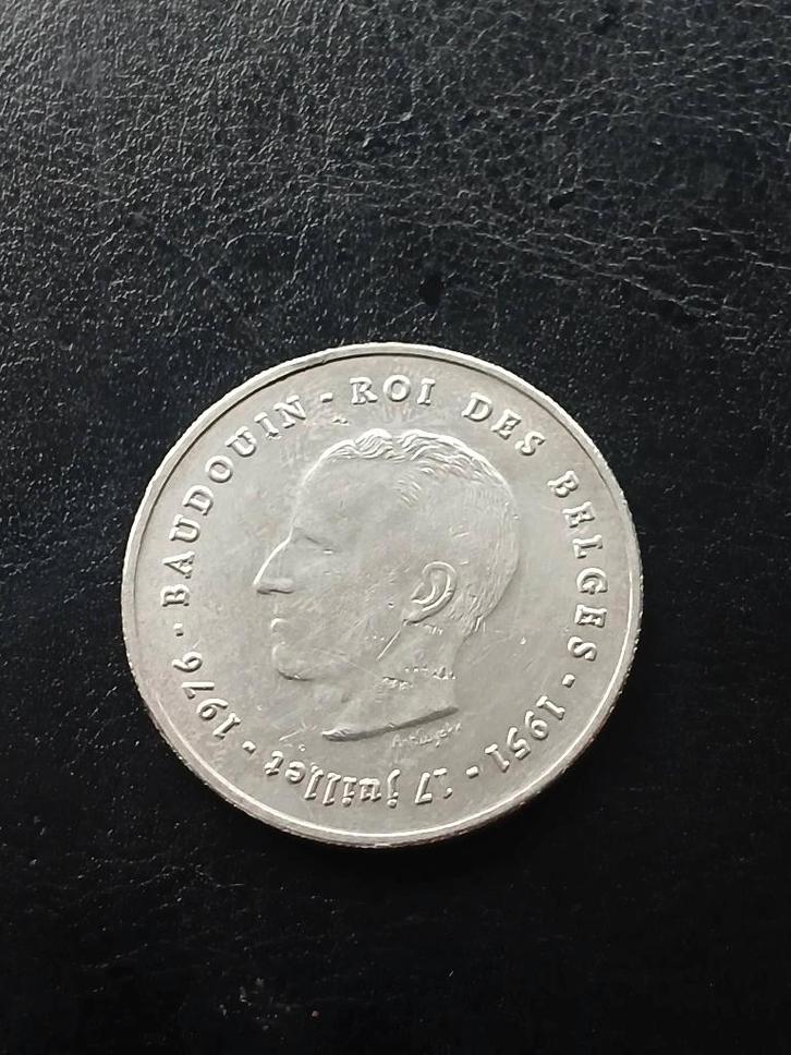 250F Baudouin, Postzegels en Munten, Munten | België, Setje, Zilver, Zilver, Ophalen of Verzenden