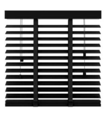 Store vénitien horiz bois massif noir Decosol NEUF 1mx2,20m beschikbaar voor biedingen