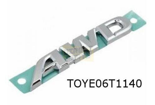 Toyota RAV4 embleem tekst ''AWD'' achterzijde Origineel! 754, Auto-onderdelen, Carrosserie, Toyota, Nieuw, Verzenden