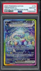 Terapagos ex [SIR] PSA 10 - 170/142 - Stellar Crown 2024, Ophalen of Verzenden, Zo goed als nieuw, Losse kaart