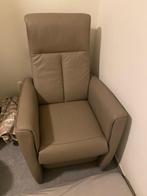 Relaxzetel leder, Huis en Inrichting, Zetels | Zetels, Ophalen, Zo goed als nieuw, Eenpersoons, Leer