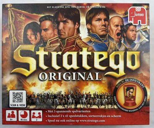 Stratego Original Jumbo Bordspel met de infiltrant Figuur, Hobby en Vrije tijd, Gezelschapsspellen | Bordspellen, Zo goed als nieuw