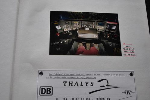 Gros Album photos originales THALYS TGV 48 RARE UNIQUE Train, Collections, Trains & Trams, Utilisé, Train, Enlèvement ou Envoi