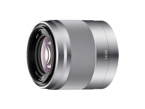 Sony E 50mm f/1.8 OSS - Zilver, Audio, Tv en Foto, Foto | Lenzen en Objectieven, Zo goed als nieuw, Standaardlens, Ophalen