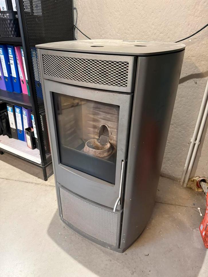 pelletkachel edilkamin “marea”, Huis en Inrichting, Kachels, Gebruikt, Vrijstaand, Pelletkachel, Ophalen