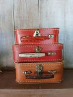 3 kleine koffertjes, Bijoux, Sacs & Beauté, Valises, Comme neuf, Enlèvement ou Envoi