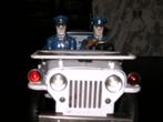 Blikken jeep Police Dept, Ophalen