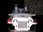 Blikken jeep Police Dept, Enlèvement