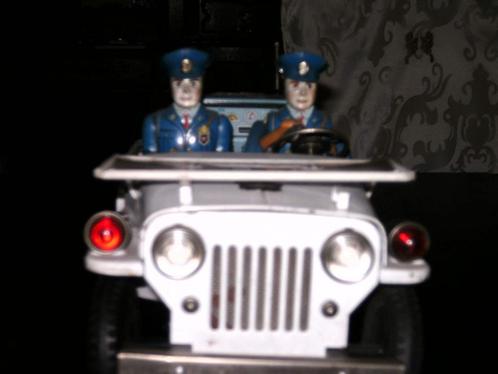 Blikken jeep Police Dept, Antiquités & Art, Antiquités | Jouets, Enlèvement