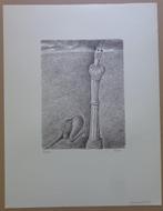 ARMAND SIMON / SURREALISME / ZW-W LITHO / 66x50cm / SIG, Ophalen of Verzenden