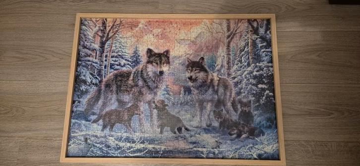 Framed puzzel 70x50 cm - netjes afgewerkt, Huis en Inrichting, Woonaccessoires | Schilderijen, Tekeningen en Foto's, Nieuw, Overige typen