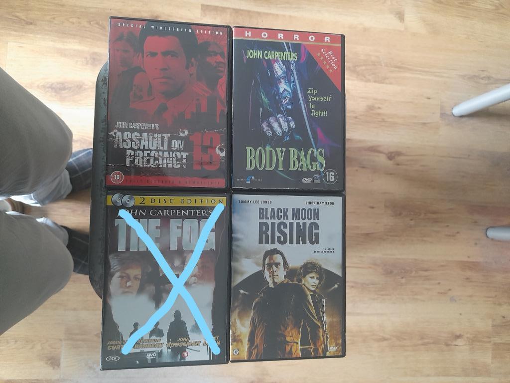 John Carpenter pakket, Cd's en Dvd's, Dvd's | Horror, Vanaf 16 jaar, Verzenden