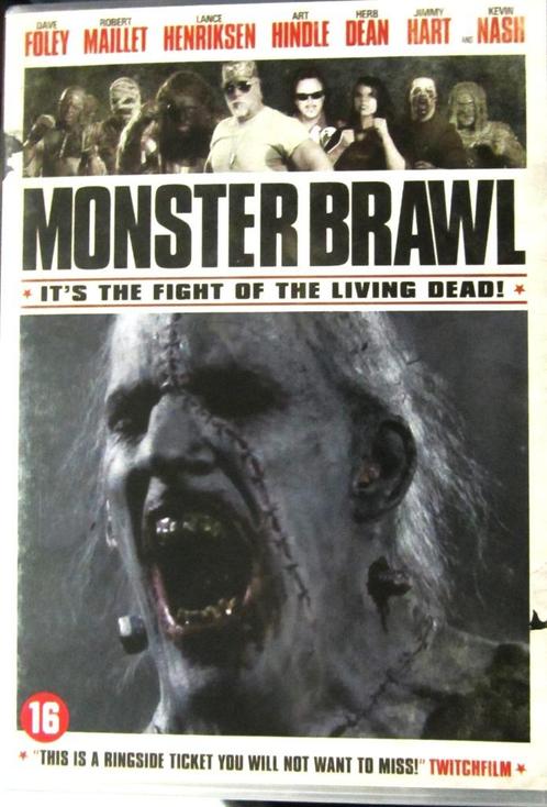DVD HORROR- MONSTER BRAWL, Cd's en Dvd's, Dvd's | Horror, Ophalen of Verzenden