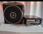 Vintage Clarion auto cassettedeck + luidspreker (GS-510E), Auto diversen, Autoradio's, Ophalen, Gebruikt