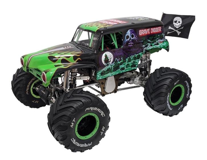 Primal RC Grave Digger 1/4 schaal met 49cc motor, Hobby & Loisirs créatifs, Modélisme | Radiocommandé & Téléguidé | Voitures, Neuf