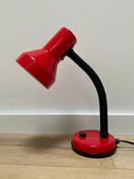 Vintage Rode Space Age Bureau Lamp, Enlèvement, Comme neuf