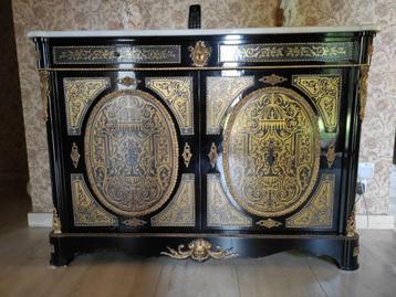 Commode stijl Napoleon III Boulle marqueterie  beschikbaar voor biedingen