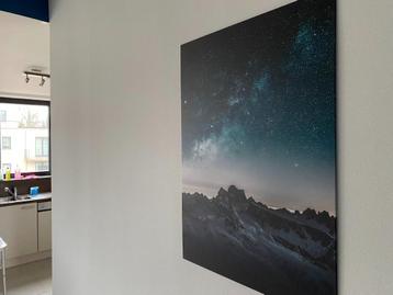 Displate tableau métal montagne étoiles beschikbaar voor biedingen