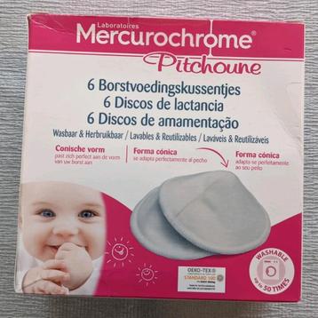 6 herbruikbare Borstcompressen (als nieuw) beschikbaar voor biedingen