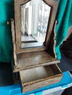 houten wandkast met schuif en spiegel, Rectangulaire, Moins de 50 cm, Enlèvement, Moins de 100 cm