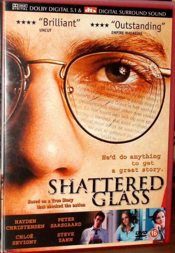 dvd shattered glass, Cd's en Dvd's, Dvd's | Thrillers en Misdaad, Ophalen of Verzenden