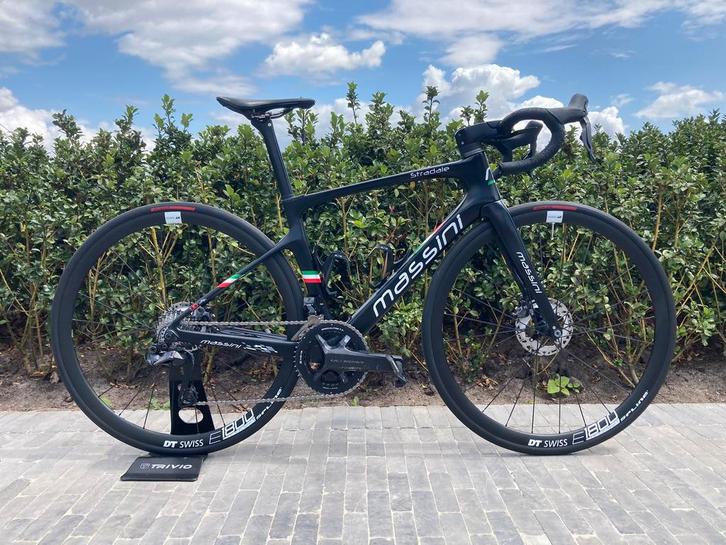 Racefiets carbon Massini Stradale maat S, Fietsen en Brommers, Fietsen | Racefietsen, Zo goed als nieuw, Carbon, Ophalen