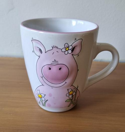 mok varken, Huis en Inrichting, Keuken | Servies, Nieuw, Kop(pen) en/of Schotel(s), Porselein, Ophalen of Verzenden