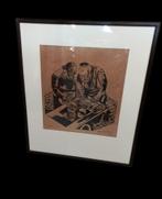 Hollandse Nieuwe George Noteboom 1906-1987 houtsnede., Ophalen