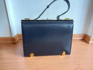 Handtas Delvaux 1958, Handtassen en Accessoires, Ophalen, Zo goed als nieuw, Blauw, Handtas