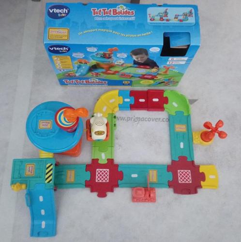 Aeroport Vtech + Bolides, Kinderen en Baby's, Speelgoed | Vtech, Gebruikt, 6 maanden tot 2 jaar, Ophalen
