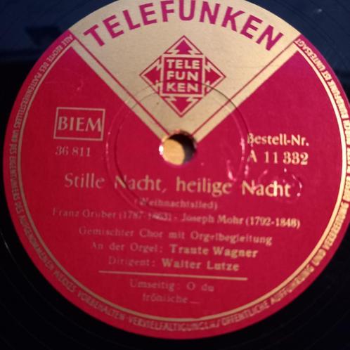 Walter Lutze,  – Stille Nacht, Heilige Nacht - 10", 78 RPM, Cd's en Dvd's, Vinyl | Klassiek, Zo goed als nieuw, Classicisme, Overige typen